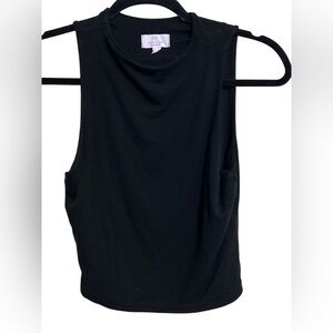 Live in the moment black tank Top
Size Medium